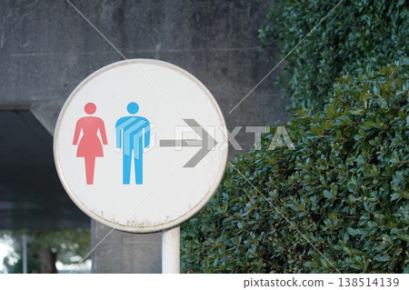 Toilet sign Toilet sign 138514139