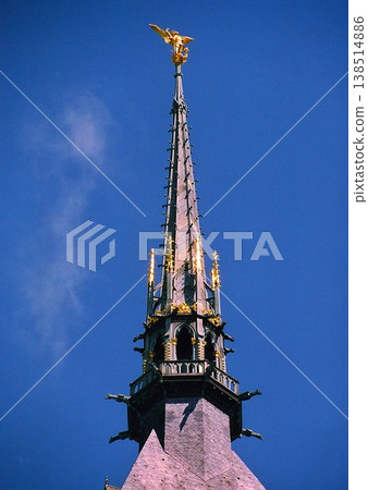 Mont Saint-Michel, the central spire Mont Saint-Michel, the central spire 138514886