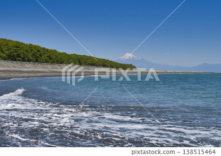 [靜岡縣] 三保之松原和富士山 138515464