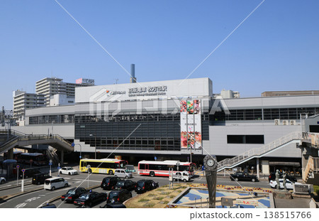 Keihan Main Line Hirakata-shi Station Station building and in front of the station Keihan Main Line Hirakata-shi Station Station building and in front of the station 138515766