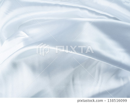 Cloth Silver Grey Fabric Background Soft Pattern Texture Abstract Fashion Design Textile Clothing Silk Surface Wallpaper Luxury, Backdrop Wedding Christmas Decoration Romantic, Mockup Cosmetic. 138516099