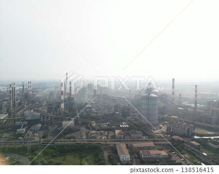 Aerial photographs of a factory 138516415