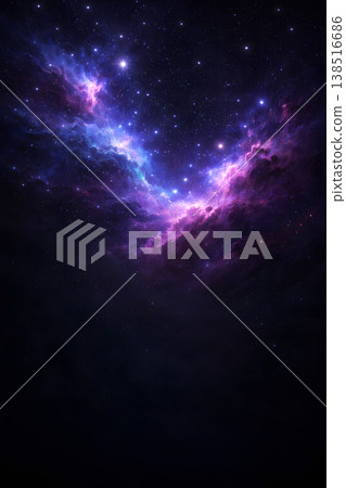 Mysterious nebula background 138516686