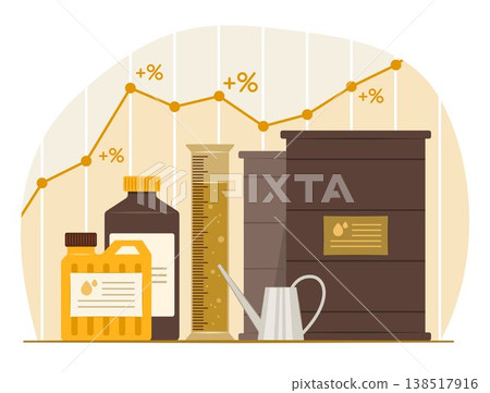 Fuel Oil Gallon and Petroleum Products with Growth Trading Price Chart for Petroleum Power, Fuel and Gasoline Industry Investment Concept Illustration Clip Art Fuel Oil Gallon and Petroleum Products with Growth Trading Price Chart for Petroleum Power, Fuel and Gasoline Industry Investment Concept Illustration Clip Art 138517916