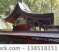 This is a view of the main hall of Seijinja Shrine in Chichibu City, Saitama Prefecture, seen from the left. 138518151