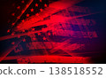 Independence Day. Abstract, elegant red background with stars and arrows 138518552
