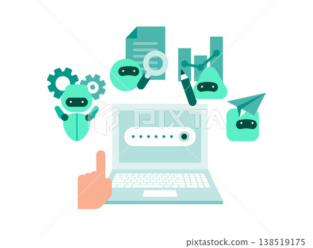 This diagram shows how an AI agent automatically completes everything from strategy planning to data analysis and graph creation based on prompt instructions. 138519175