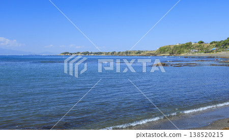 三浦半島三戶濱海灘的春天 三浦半島三戶濱海灘的春天 138520215
