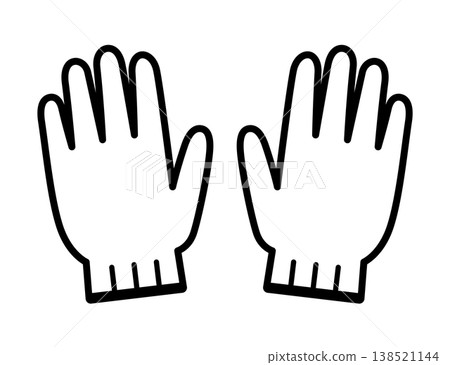 Work glove icon_vector illustration 138521144