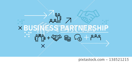 Business partnership icons shaking hands collaboration team working together for mutual growth and financial success professional corporate Business partnership icons shaking hands collaboration team working together for mutual growth and financial success professional corporate 138521215