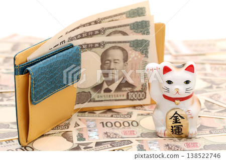 招財貓和錢包 138522746