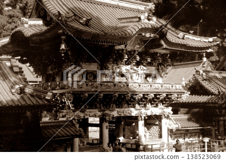 1962年拍攝的日光東照宮陽明門老照片 1962年拍攝的日光東照宮陽明門老照片 138523069