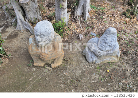 Nara, Asuka area, Umeyama Kofun (Emperor Kinmei's tomb), Saruishi (Monkey Stone) 138523426