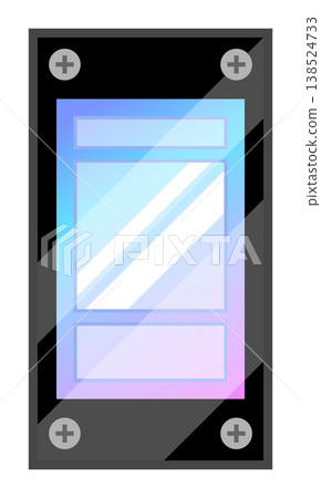 Illustration of expensive trading cards in a card loader Illustration of expensive trading cards in a card loader 138524733