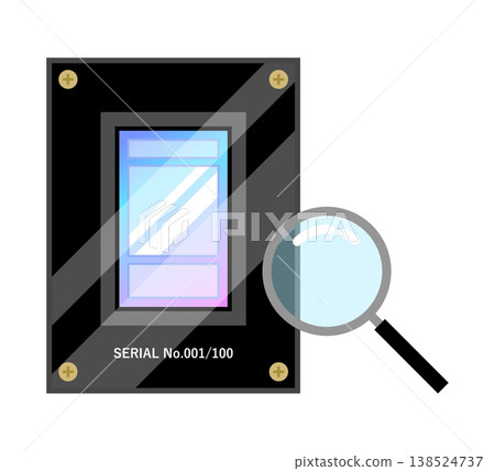 Image illustration material for trading card appraisal Image illustration material for trading card appraisal 138524737