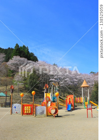 Playground equipment at Kichiroku Land (Usuki City, vertical composition) 138525059