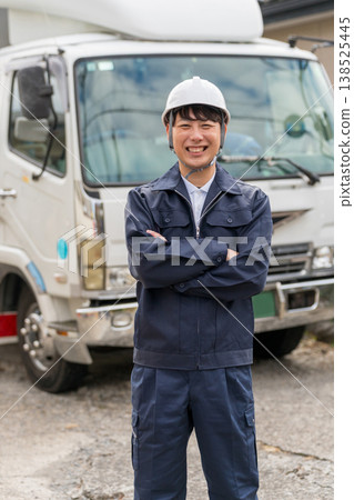 中年卡車司機 中年卡車司機 138525445