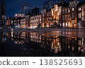 Tokyo Station's Marunouchi building after the rain (winter night view, Chiyoda Ward, Tokyo) 138525693