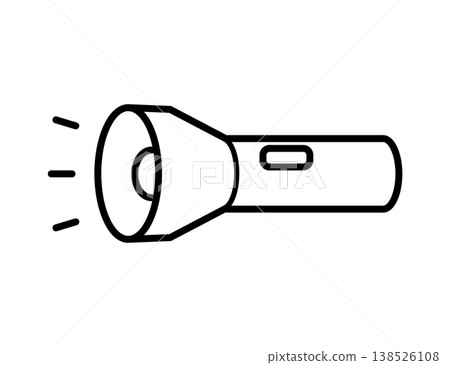 手電筒圖示_向量圖 手電筒圖示_向量圖 138526108