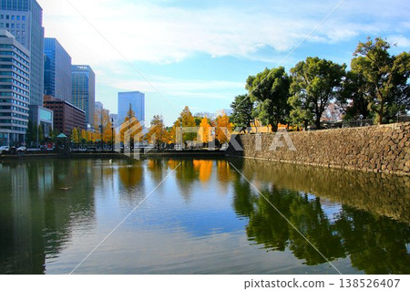 Looking out at the streetscape that was called "Little London"... Edo Castle [Wadakura Moat] 138526407