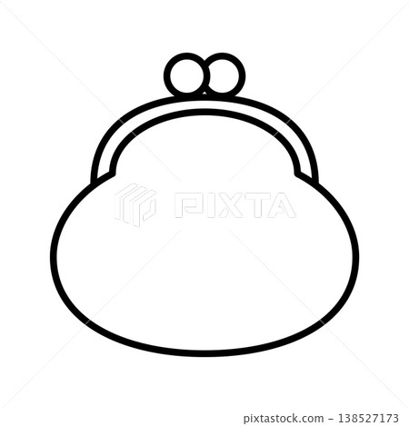 Icon for coin purse_vector illustration 138527173