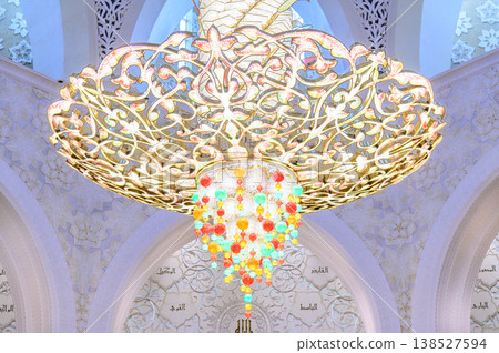 The very beautiful interior of the Sheikh Zayed Grand Mosque in Abu Dhabi The very beautiful interior of the Sheikh Zayed Grand Mosque in Abu Dhabi 138527594
