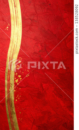 奢華的紅色日式紋理和金色線條 3 奢華的紅色日式紋理和金色線條 3 138528092