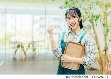 Cafe, Female, Part-time Job Cafe, Female, Part-time Job 138528221