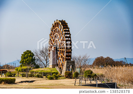 滋賀縣東近江市伊波內陸湖野川水車船塢 138528378