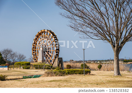 Notogawa Watermill and Canoe Land, Iba Inland Lake, Higashiomi City, Shiga Prefecture 138528382