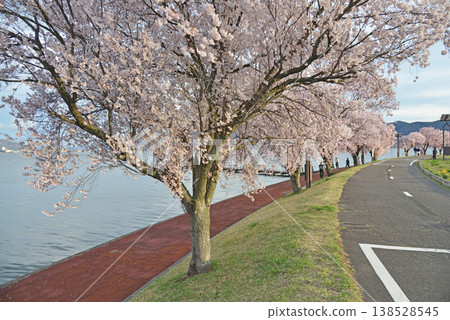 Lake Suwa Nagano Prefecture Shimosuwa Town Lake Suwa Nagano Prefecture Shimosuwa Town 138528545