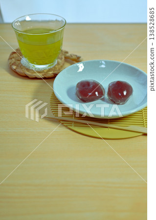 In summer, chilled kuzu mochi is delicious. In summer, chilled kuzu mochi is delicious. 138528685