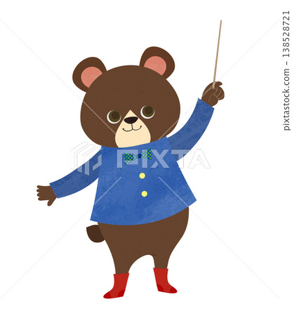 A bear conducting 138528721