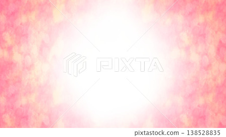 Watercolor painting, framed, pink, 16:9 aspect ratio. Watercolor painting, framed, pink, 16:9 aspect ratio. 138528835