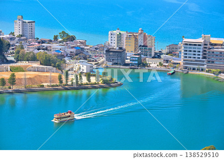 View of Lake Hamana from Okusayama Observatory, Shizuoka Prefecture 138529510