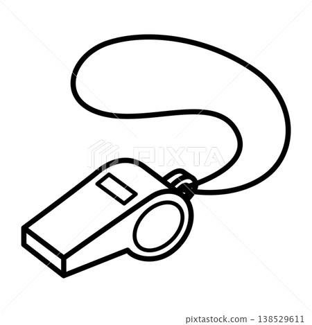 Whistle icon_vector illustration 138529611