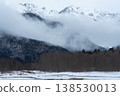 [Kamikochi] The Hotaka mountain range as seen from Kamikochi in winter_01 138530013