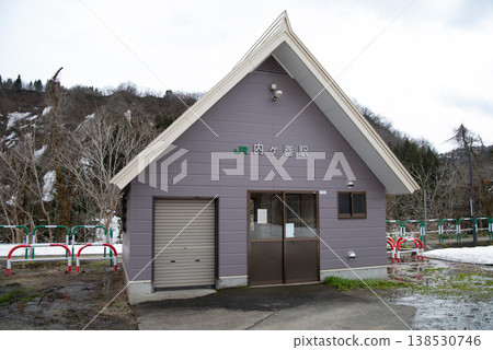 JR飯山線內捲站（新潟縣小治谷市） 138530746
