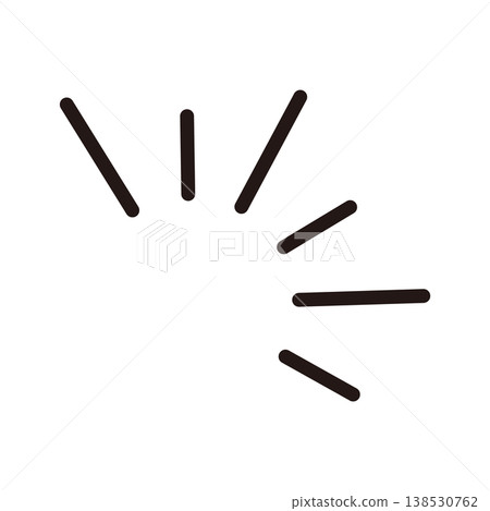 標題強調、重點和焦點線設計。 138530762