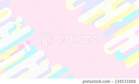 Colorful Memphis background, pop design for sales and banners, pink. 138531008