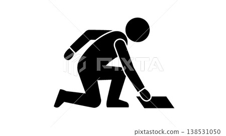Floor worker icon 138531050