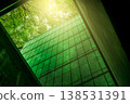 Eco-friendly building in the modern city. Sustainable glass office building with tree for reducing heat and carbon dioxide. Office building with green environment. Corporate building reduce CO2. Eco-friendly building in the modern city. Sustainable glass office building with tree for reducing heat and carbon dioxide. Office building with green environment. Corporate building reduce CO2. 138531391