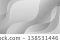 Abstract Gray Wave Background with Soft Lines and Modern Minimal Design 138531446