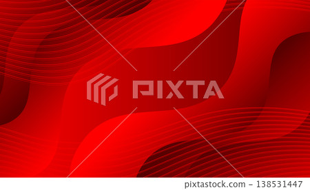 Abstract Red Wave Background with Dynamic Lines and Modern Fluid Design Abstract Red Wave Background with Dynamic Lines and Modern Fluid Design 138531447