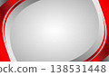Red and Silver Abstract Waves Background 138531448