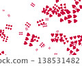 Pattern background: Heart pattern 138531482