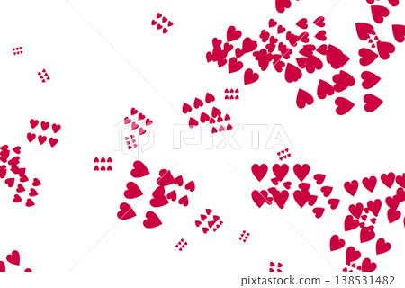 Pattern background: Heart pattern 138531482