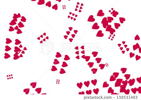 Pattern background: Heart pattern 138531483