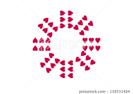 Pattern background: Heart pattern 138531484