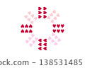 Pattern background: Heart pattern 138531485